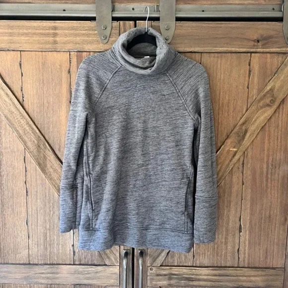 Lululemon To You Tunic Heathered Core Dark Grey Size 4 - Picture 3 of 8